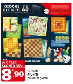 Iperal GIOCHI RIUNITI più di 60 giochi offerta