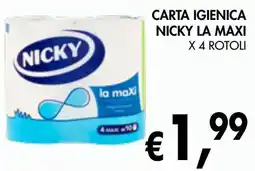 èccoMI Carta igienica nicky la maxi offerta