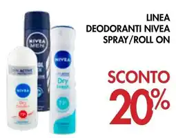 èccoMI Linea deodoranti nivea spray/roll on offerta