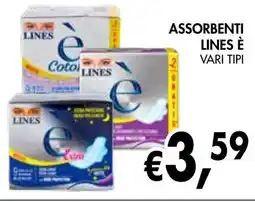 èccoMI Assorbenti LINES È offerta