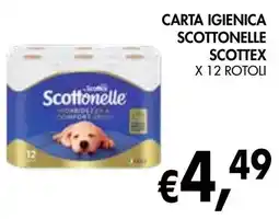 èccoMI Carta igienica scottonelle SCOTTEX offerta