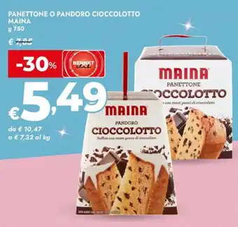 Panettone o pandoro cioccolotto MAINA