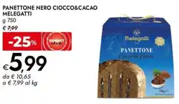Bennet Panettone nero ciocco&cacao MELEGATTI offerta