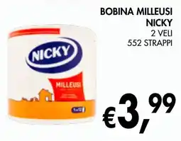 èccoMI Bobina milleusi NICKY offerta