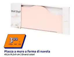 Action Placca a muro a forma di nuvola offerta