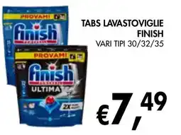 èccoMI Tabs lavastoviglie FINISH offerta