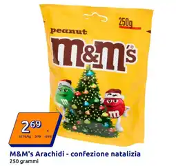 Action M&M's Arachidi - confezione natalizia offerta