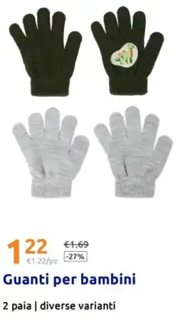 Action Guanti per bambini offerta