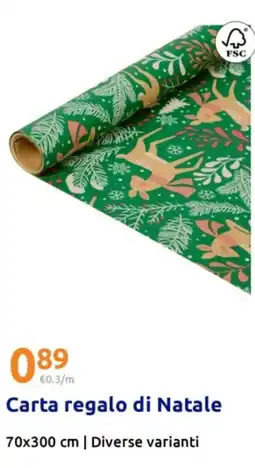 Action Carta regalo di Natale offerta