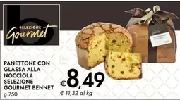 Bennet Panettone con glassa alla nocciola selezione gourmet BENNET offerta