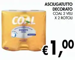 èccoMI Asciugatutto decorato coal offerta