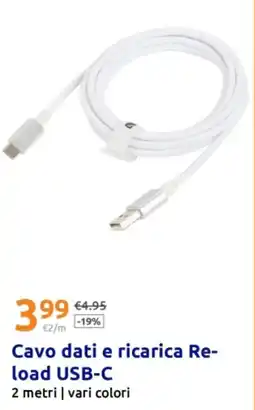 Action Cavo dati e ricarica Re- load USB-C offerta