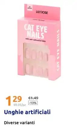 Action Unghie artificiali offerta