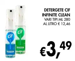 èccoMI Detergete cif infinite clean offerta