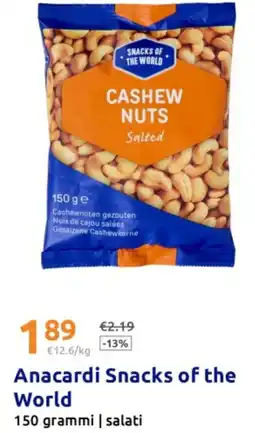 Action Anacardi Snacks of the World offerta