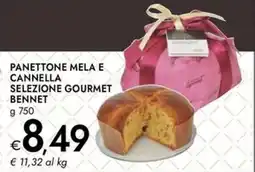 Bennet Panettone mela e cannella SELEZIONE GOURMET BENNET offerta