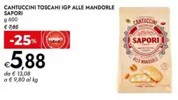 Bennet Cantuccini toscani igp alle mandorle SAPORI offerta