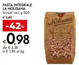Bennet Pasta integrale LA MOLISANA offerta