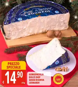 Tigros Gorgonzola dolce dop gran riserva leonardi offerta