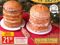 Tigros Pane gastronomico di pesce - ai salumi peso minimo garantito offerta