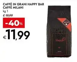 Bennet Caffè in grani happy bar caffé milani offerta
