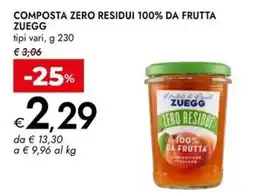 Bennet Composta zero residui 100% da frutta offerta