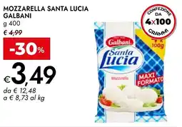 Bennet Mozzarella santa lucia GALBANI offerta