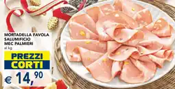Esselunga Mortadella favola salumificio mec palmieri offerta