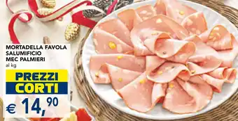 Mortadella favola salumificio mec palmieri