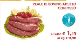 Coop REALE DI BOVINO ADULTO CON OSSO offerta