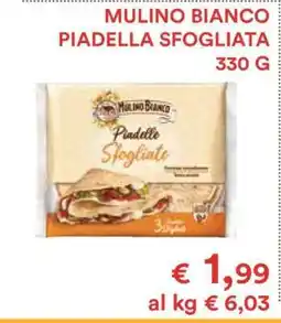 Coop MULINO BIANCO PIADELLA SFOGLIATA offerta