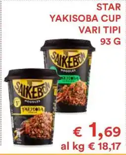 Coop STAR YAKISOBA CUP VARI TIPI offerta