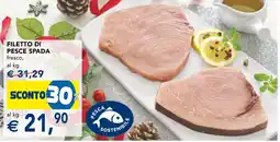 Esselunga Filetto di pesce spada fresco offerta