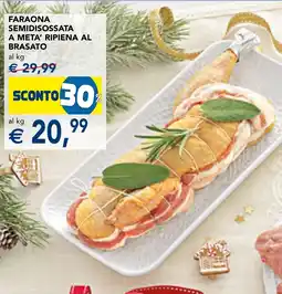 Esselunga Faraona semidisossata a meta' ripiena al brasato offerta