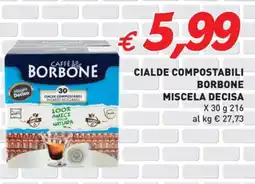 Coal Cialde compostabili borbone miscela decisa offerta