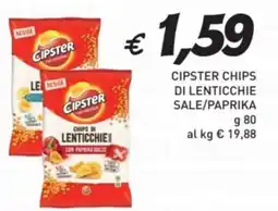 Coal Cipster chips di lenticchie sale/paprika offerta