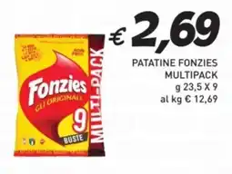 Coal Patatine fonzies multipack offerta