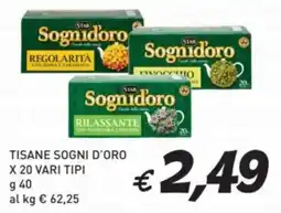 Coal Tisane SOGNI D'ORO offerta