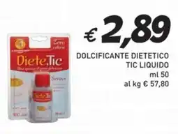 Coal Dolcificante dietetico tic liquido offerta