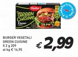 Coal Burger vegetali GREEN CUISINE offerta