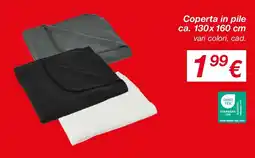 KiK Coperta in pile offerta