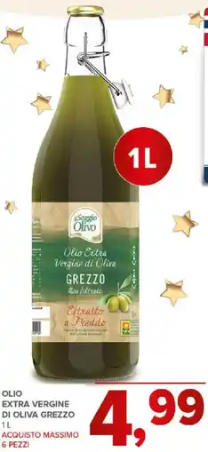 Todis Saggio olivo olio extra vergine di oliva grezzo offerta