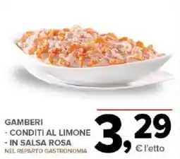 Todis Gamberi conditi al limone - in salsa rosa offerta