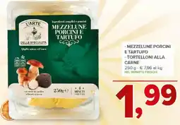 Todis Mezzelune porcini e tartufo - tortelloni alla carne offerta