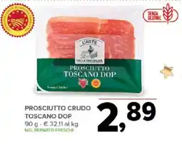 Todis Prosciutto crudo toscano dop offerta