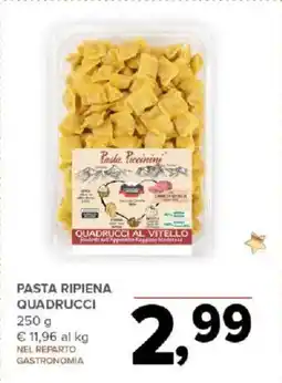 Todis Pasta ripiena quadrucci offerta