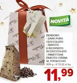 Todis Pandoro dark puro cioccolato offerta