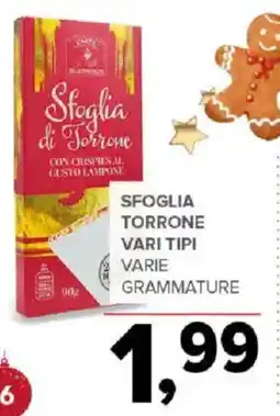 Todis Sfoglia torrone offerta