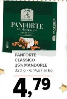 Todis Panforte classico 25% mandorle offerta