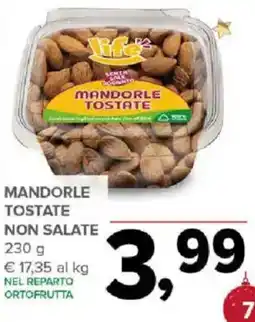 Todis Life mandorle tostate non salate offerta